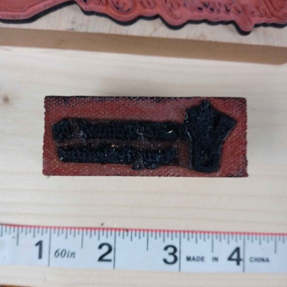 3 Wood Mounted Rubber Stamps Paris Passport Travel Lady Girl Power Paint Brush - Picture 3 of 3